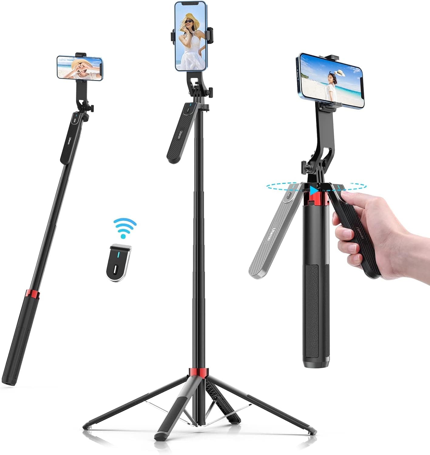 Ulanzi 自撮り棒 スマホ 三脚