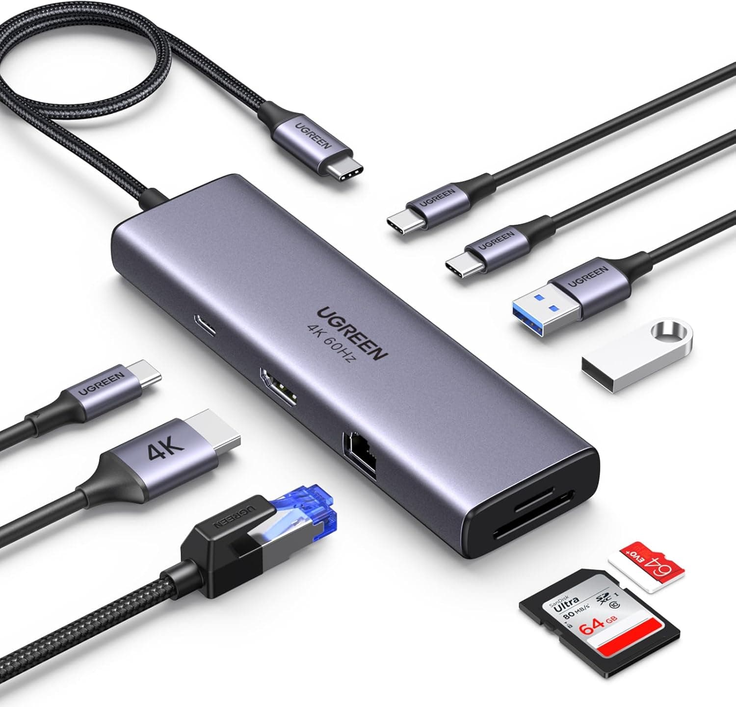 UGREEN USB-C ハブ（9in1）