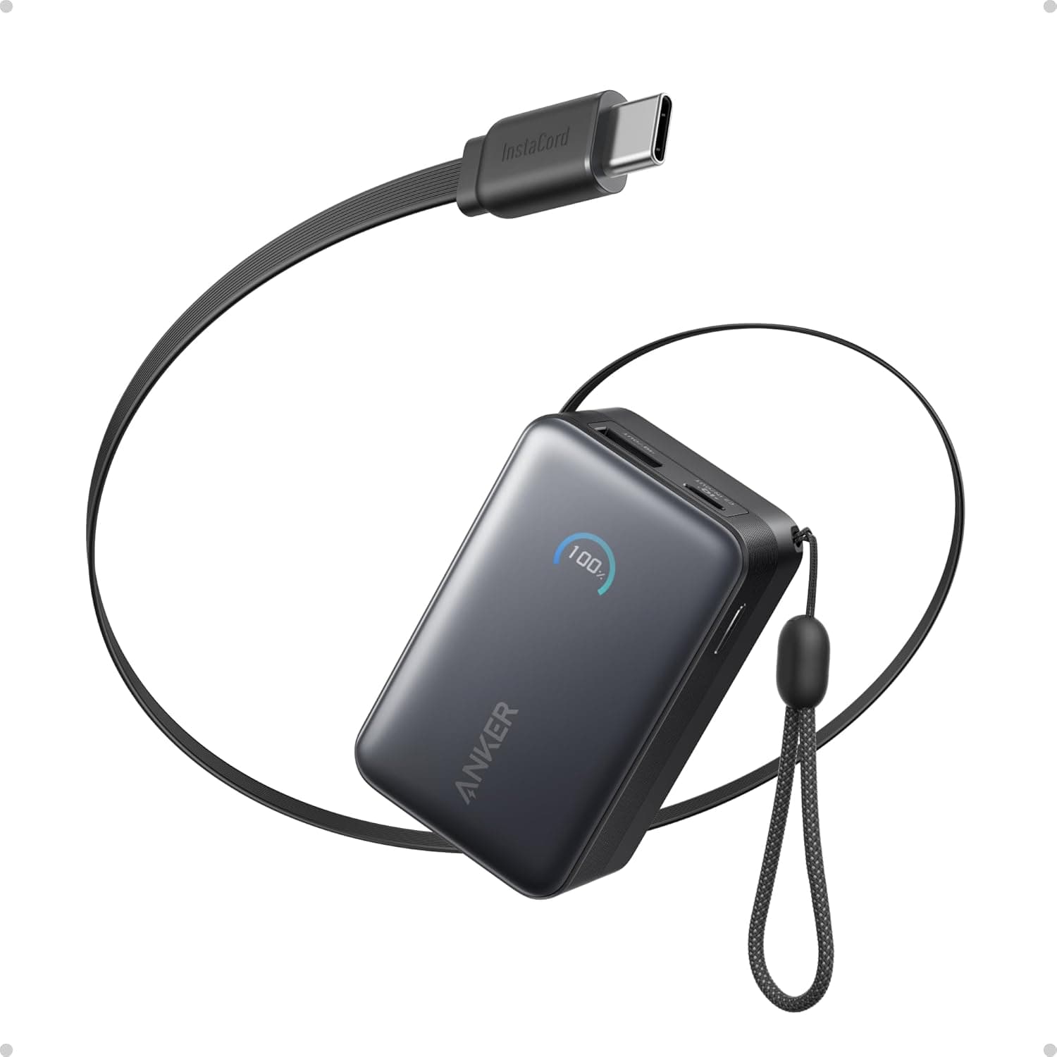 Anker Nano Power Bank（30W, Built-in Cable）