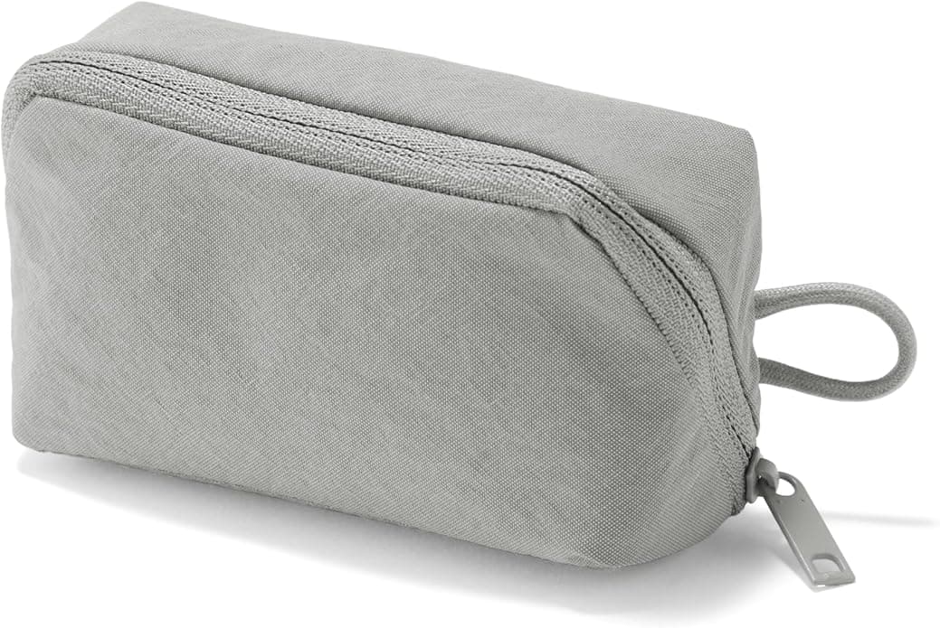 無印良品 撥水ポーチ（ライトグレー）